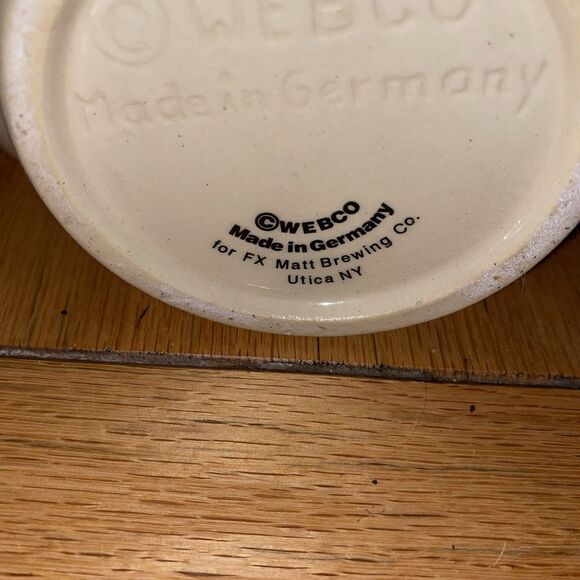 SCHULTZ DOOLEY UTICA CLUB BEER STEIN DOOLEY WEBCO MADE IN BRAZIL BAR MALT WHEAT - Picture 7 of 7